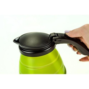 Fierbator de calatorie din silicon ADLER Camry 0.5L, design pliabil, putere 750W, alb - Img 6