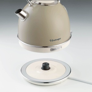Fierbator electric Ariete Vintage 2877, 1,7L, 2000W, inox, bej - Img 5