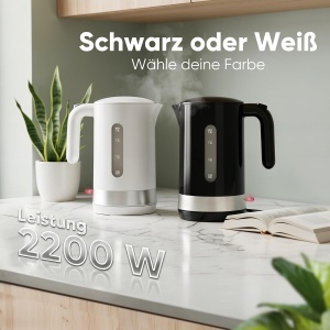 Fierbator electric Clatronic WK 3840, 1.8L, 2200W, BPA free, Negru - Img 6