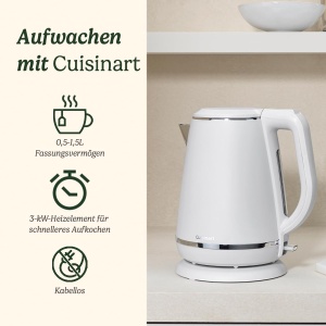 Fierbator Electric Contemporary Jug CJK780WE Alb 15L 3000W Filtru Anticalcar - Img 2
