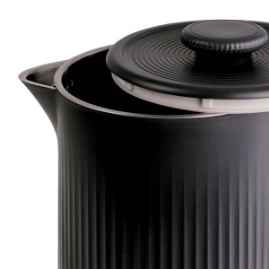 Fierbator electric Jocca 18L 1500W design elegant negru otel inoxidabil - Img 4