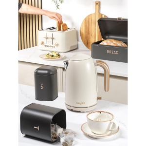 Fierbator electric Salter Pebble 3KW, 1,7L, cu filtru detasabil, culoare Stone - Img 4