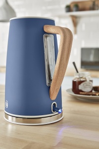 Fierbator electric Swan Nordic, 1.7L, 2200W, design modern, culoare bleu - Img 3
