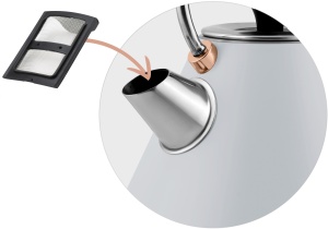 Fierbator retro cu termometru, 1.7L, 2200W, gri - Img 9
