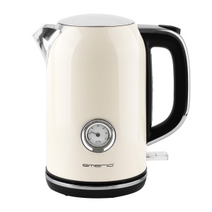 Fierbator retro EMERIO WK-133282.1, 2200W, 1.7L, inox, bej