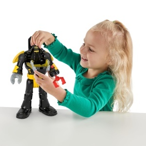 Figurina Batman cu Exo-Anzug Imaginext Fisher-Price, 30 cm, cu lumini si sunete - Img 2