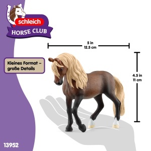 Figurina cal Paso Peruano Hengst Schleich 13952, 3 x 14 x 10 cm, colorate - Img 6