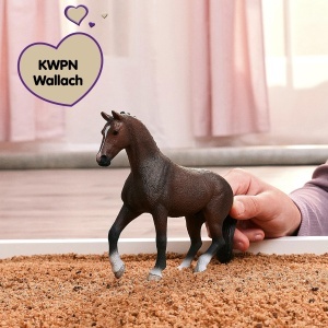 Figurina cal Schleich KWPN Wallach 14 x 4 x 11 cm, culoare maro - Img 2