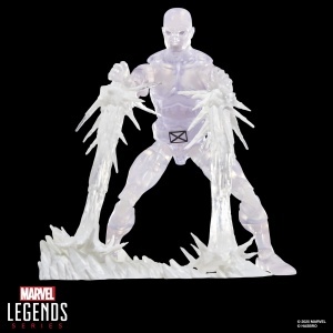 Figurina de colectie Marvel Legends Ice Man, 15 cm, design retro - Img 6