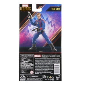 Figurina de colectie Marvel Legends Star-Lord, 15 cm, cu accesorii inspirate din film - Img 3