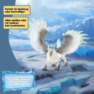 Figurina de colectie Schleich Eisgreif 70143 22 x 9 x 12 cm Detalii transparente - Img 7