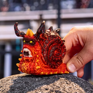 Figurina de colectie schleich ELDRADOR Lavaschnecke 70851, 8 x 5 x 7 cm - Img 2