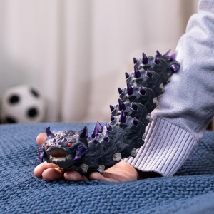 Figurina de colectie Schleich ELDRADOR Schattenwurm 70830, 5 x 26 x 4 cm, pentru copii de la 7 ani - Img 3