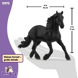 Figurina de joc Frizian de la Schleich, 5 x 16 x 11 cm, detalii realiste - Img 5
