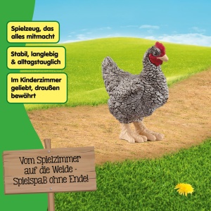 Figurina de jucarie - Schleich Plymouth Rock - Huhn, 2 x 4 x 4 cm - Img 6