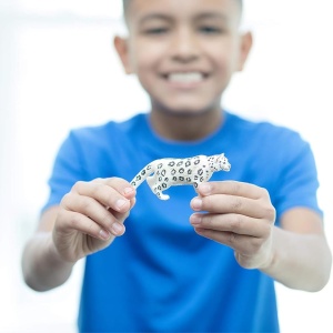 Figurina de jucarie Schneeleopard Schleich, 10 x 5 x 4 cm, pentru copii de la 3 ani - Img 2