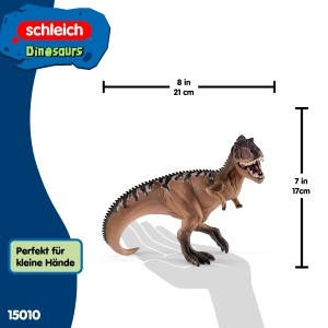 Figurina Dinosaur Giganotosaurus Schleich, 11 x 21 x 17 cm, Detalii Realiste - Img 5