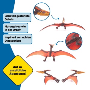 Figurina Dinosaur Pteranodon Schleich Detalii autentice 23 x 15 x 6 cm - Img 4