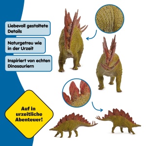 Figurina Dinosaur Stegosaurus Schleich, 5 x 20 x 10 cm, design realist - Img 4