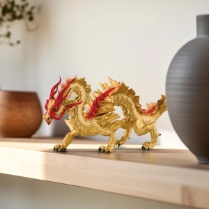 Figurina Dragon Schleich ELDRADOR Mondneujahrsdrache 29x12x12 cm, Aurie - Img 2