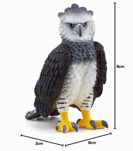 Figurina Harpyie Schleich WILD Life 14862, 3 x 6 x 6 cm, Detaliu Realist - Img 7