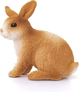 Figurina Iepure Schleich Farm World 13827, 4 x 3 x 4 cm, Culoare Maro - Img 7