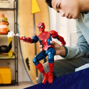 Figurina LEGO Marvel Spider-Man 76346, 36 cm, 813 piese, foarte mobil - Img 5