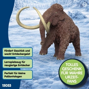 Figurina Mammut Schleich 15053 15 x 28 x 10 cm Detalii realiste - Img 6