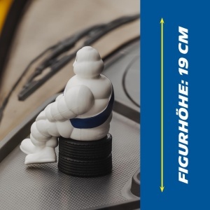 Figurina Michelin Bibendum 19 cm - Decoratiune interior auto, calitate premium - Img 3