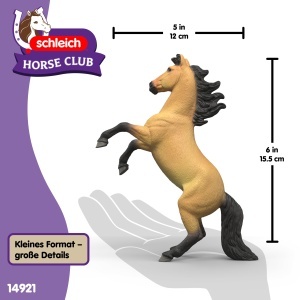 Figurina Mustang Hengst Schleich 14921 15 x 4 x 11 cm Detalii realiste - Img 5