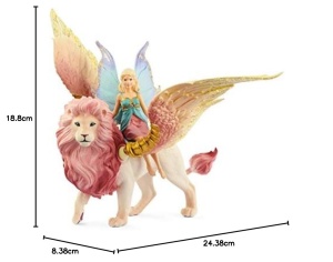 Figurina Schleich BAYALA - Elfa pe leu zburator, 25 x 8 x 19 cm - Img 9