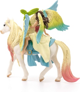 Figurina Schleich BAYALA Surah cu Pegasus Stralucitor, 3 Piese, pentru Copii de la 5 Ani - Img 10