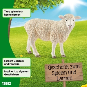 Figurina Schleich Oaie 13882, 4 x 9 x 6 cm, pentru copii de la 3 ani - Img 5