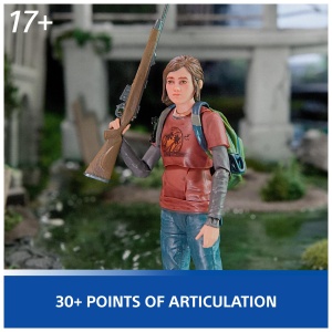 Figurine Action PlayStation Joel si Ellie, 15.2 cm, 19 accesorii - Img 4