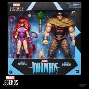Figurine de Actiune Marvel Legends Medusa si Gorgon, 15 cm, 6 Accesorii - Img 2