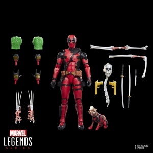 Figurine de Colectie Marvel Legends Deadpool si Dogpool, 15 cm, 17 accesorii - Img 3