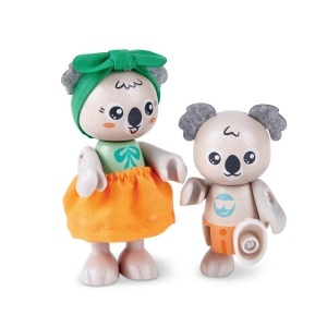 Figurine Hape Green Planet Explorers Elefantenfamilie Set 4 Elefanti Materiale Ecologice - Img 8