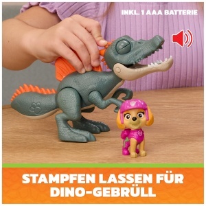 Figurine PAW PATROL Set Skye si Spinosaurus cu sunete si miscari, pentru copii de la 3 ani - Img 4