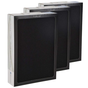 Filtru de aer Blueair Classic 500600, 3 bucati, negru, cu carbon activ