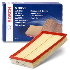 Filtru de aer Bosch S3059 pentru masini - rezistenta mare la umiditate si particule