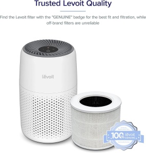 Filtru de aer LEVOIT Core Mini, 3-in-1, 2 bucati, alb mat - Img 3