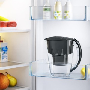 Filtru de apa AQUAPHOR Jasper Negru, 2.8L, cu cartus MAXFOR, reduce calcar si clor - Img 3