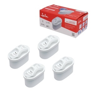 Filtru de apa Jata Hogar RE123, set 4 bucati, plastic alb, reduce calcarul si clorul