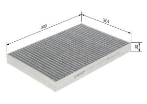 Filtru de interior Bosch R2371 cu activ carbon - protejeaza impotriva polenului si mirosurilor neplacute - Img 2