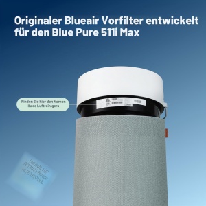 Filtru Preparator Blueair 511i Max, Culoare Sand, Material Waschbar - Img 5