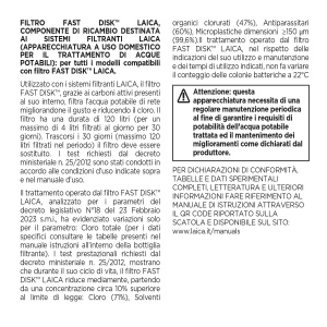 Filtru Rapid Laica Fast Disk pentru Sticla, Activ Carbon, 6 Bucati - Img 7