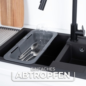Filtru Vileda pentru chiuveta extensibil 34-48cm - Filtru practic pentru chiuveta - Reglabil pentru chiuvete de diferite dimensiuni - Filtru de chiuve - Img 3