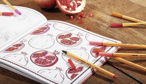 Fineliner STABILO point 88, 0.4 mm, cu capac, design hexagonal, diverse culori - Img 8
