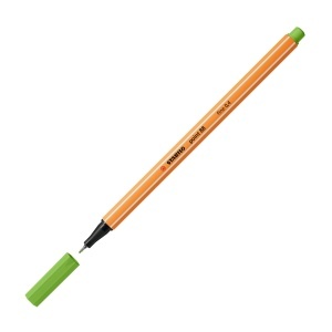 Fineliner Stabilo Point 88, 0.4 mm, culoare portocalie, rezistent la uscati - Img 3