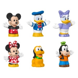 Fisher-Price Little People Figurine Disney JHD08 Set 6 Bucati pentru Copii de la 18 Luni